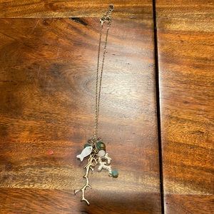 Gold Ocean Themed Necklace